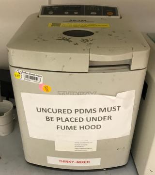 photo of thinky mixer